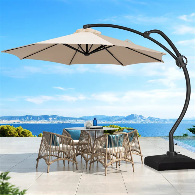 Patio S figura 10ft Pendens cinguli Cantilever Umbrella