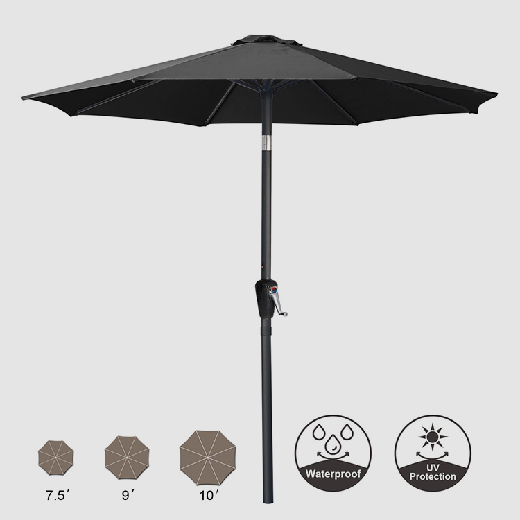 Usus Patio Tabula Umbrella cum hastiludio et Crank