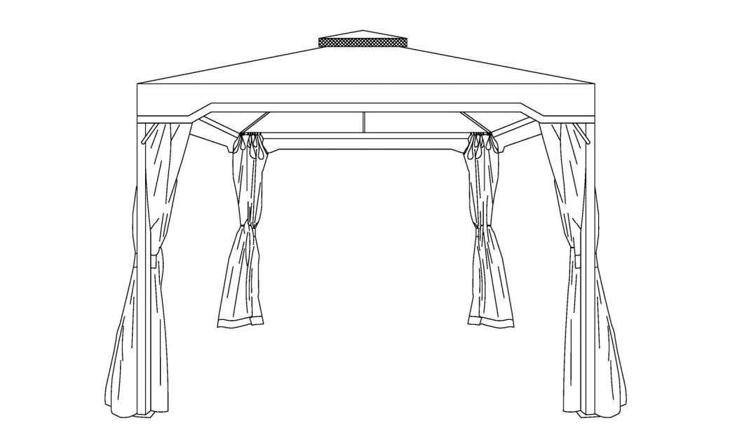 X Ft X X FT Ferrum Pati Gazebo installation Guide