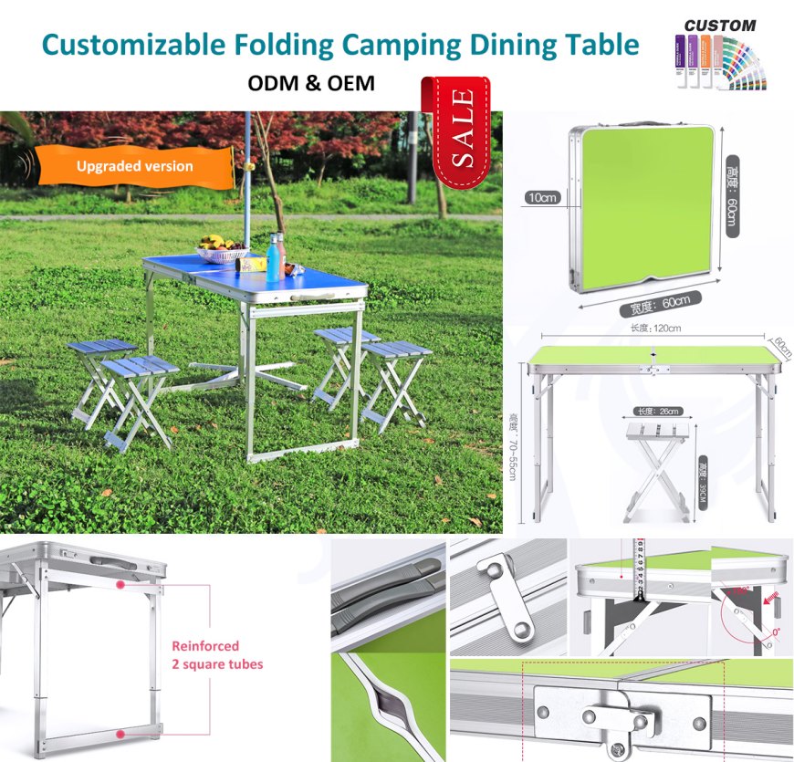 Upgraded Portable Piknika Tabula Folding