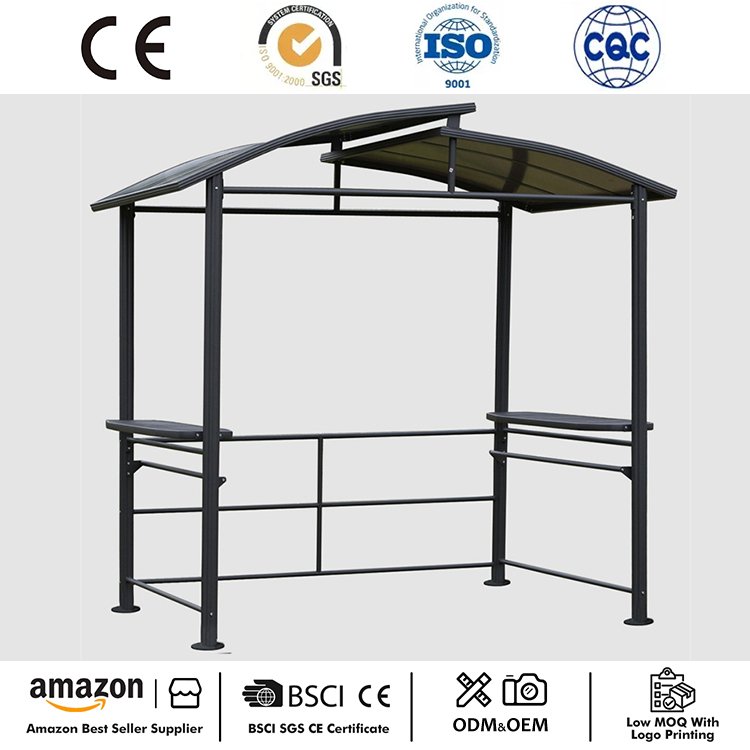 Cur elige 8' x 5' BBQ Patio Canopy Hardtop Gazebo pro Your Outdoor Space