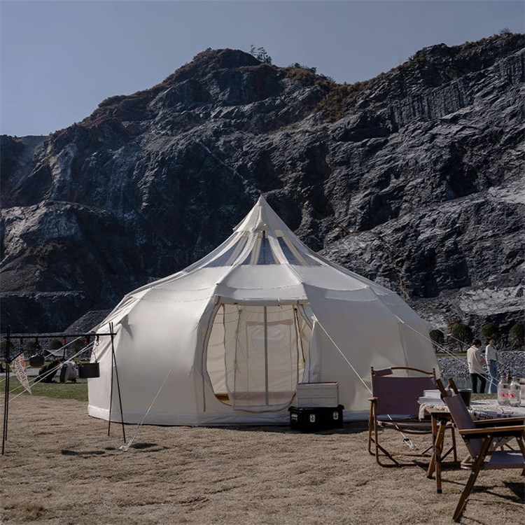 What Commoda Does YMOUTDOOR Outdoor Canvas Bell Tentorium Bring To Glamping Business?