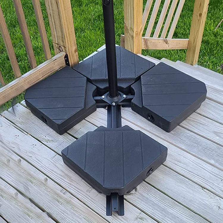 4 PCS Cantilever Pendens Patio Umbrella Base