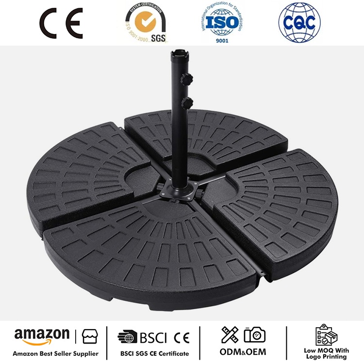 4PCS Fan Shaped Umbrella Base Sta