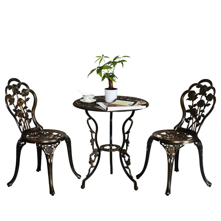 Caste Aluminium 3 Piece Bistro Set