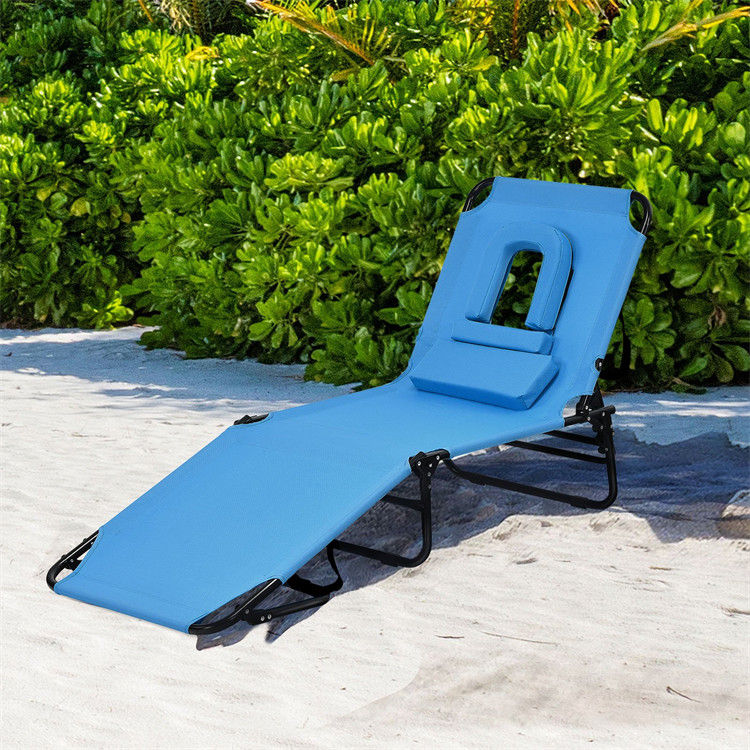 Velit Folding Beach Chaise Chaise Chair