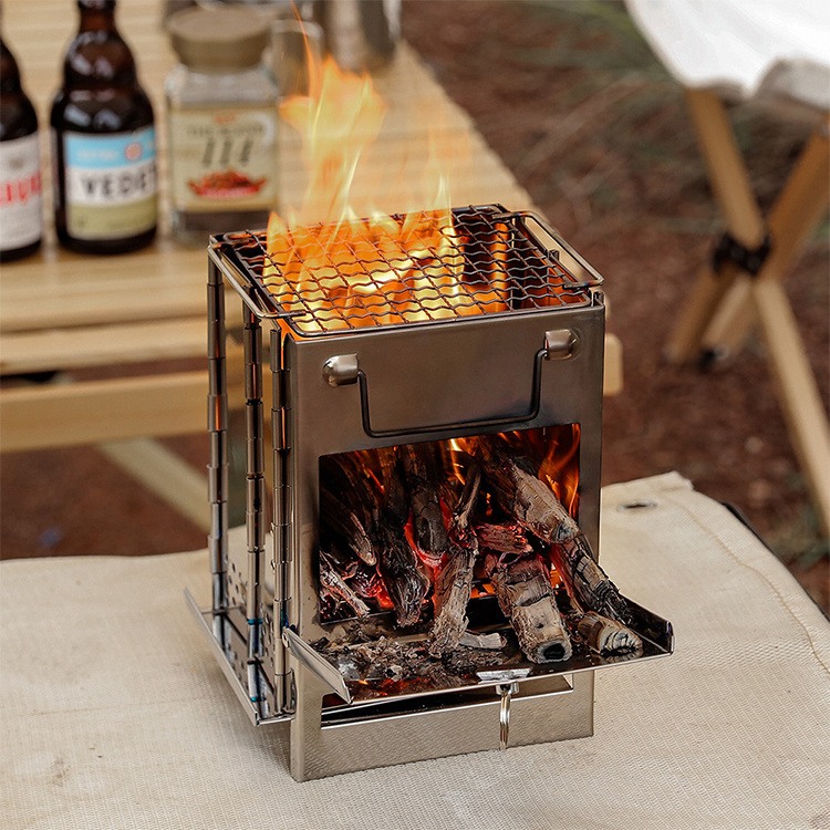 Foldable lignum Igneus Stove