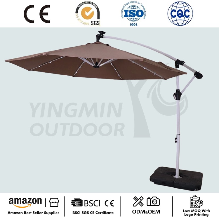 Newest 10FT Patio Cantilever Solarium DUXERIT Umbrella