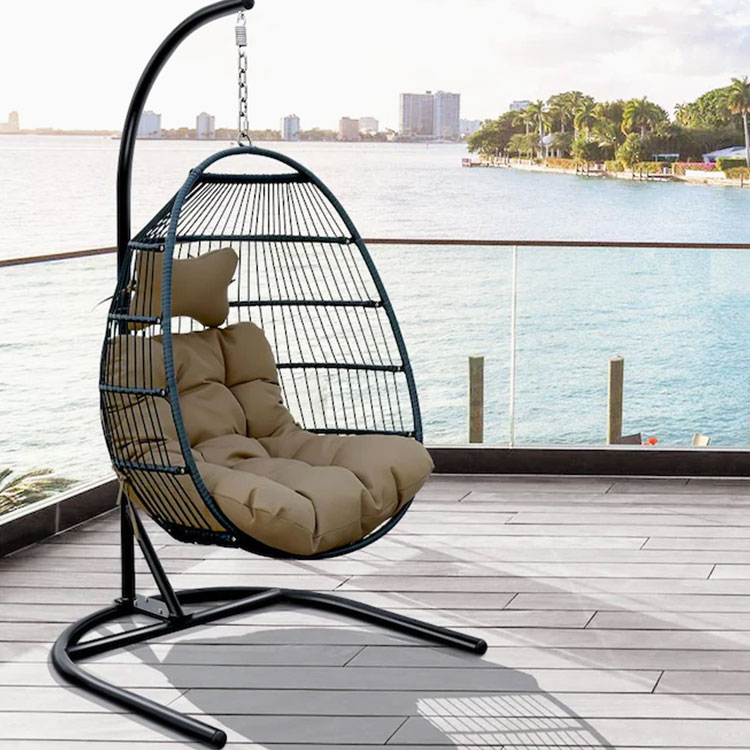 Rattan Egg Swing Cathedra