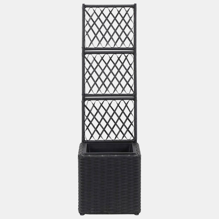Erexit hortum stratum cum Trellis Plantator Box